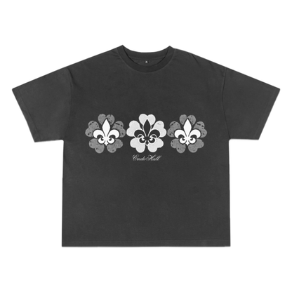 Fleur de Credo Tee (Washed Black)