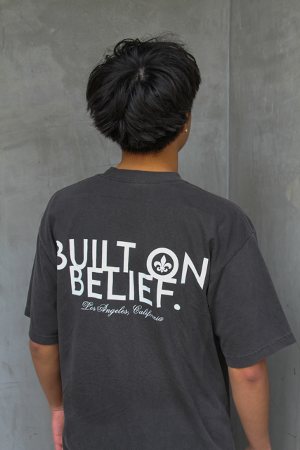 Fleur de Credo Tee (Washed Black)